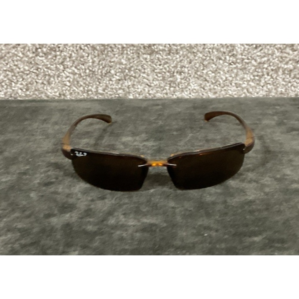 Vintage Ray-Ban P RB4051 642/83 Polarized Wrap Sport Sunglasses Tortoise - Italy